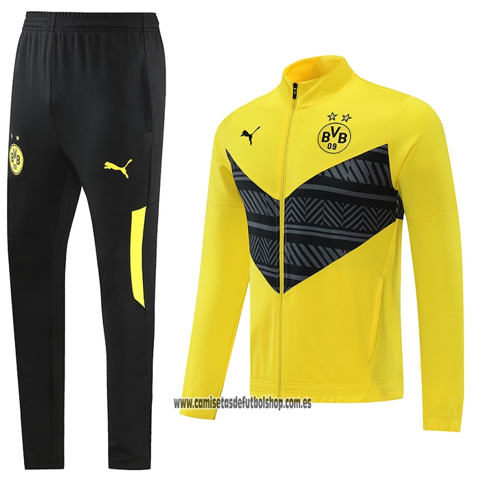 Chandal de Chaqueta del Borussia Dortmund 22-23 Amarillo